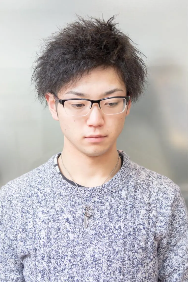 パーマ メンズ メンズパーマ メンズショート メンズツイストパーマ ツイストパーマ a.Pecslap/ TERUのその他イメージ