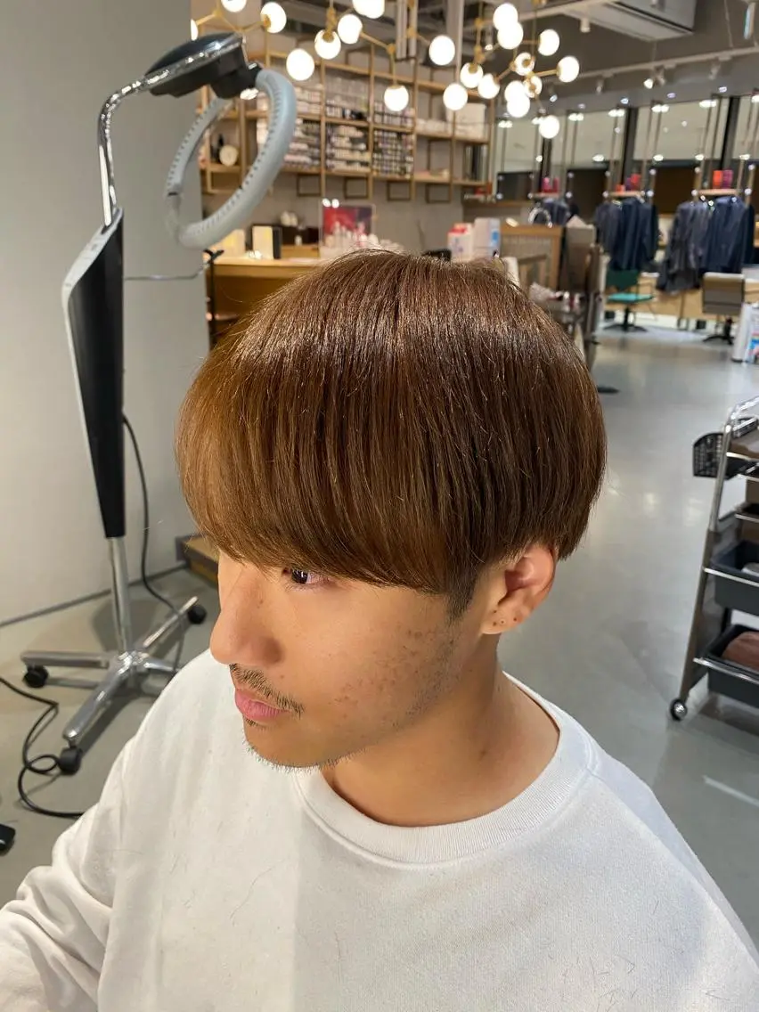 ショート カラー メンズ カット ヘアカラー 梅田茶屋町メンズ 専門美容師 山元一平のヘアスタイル