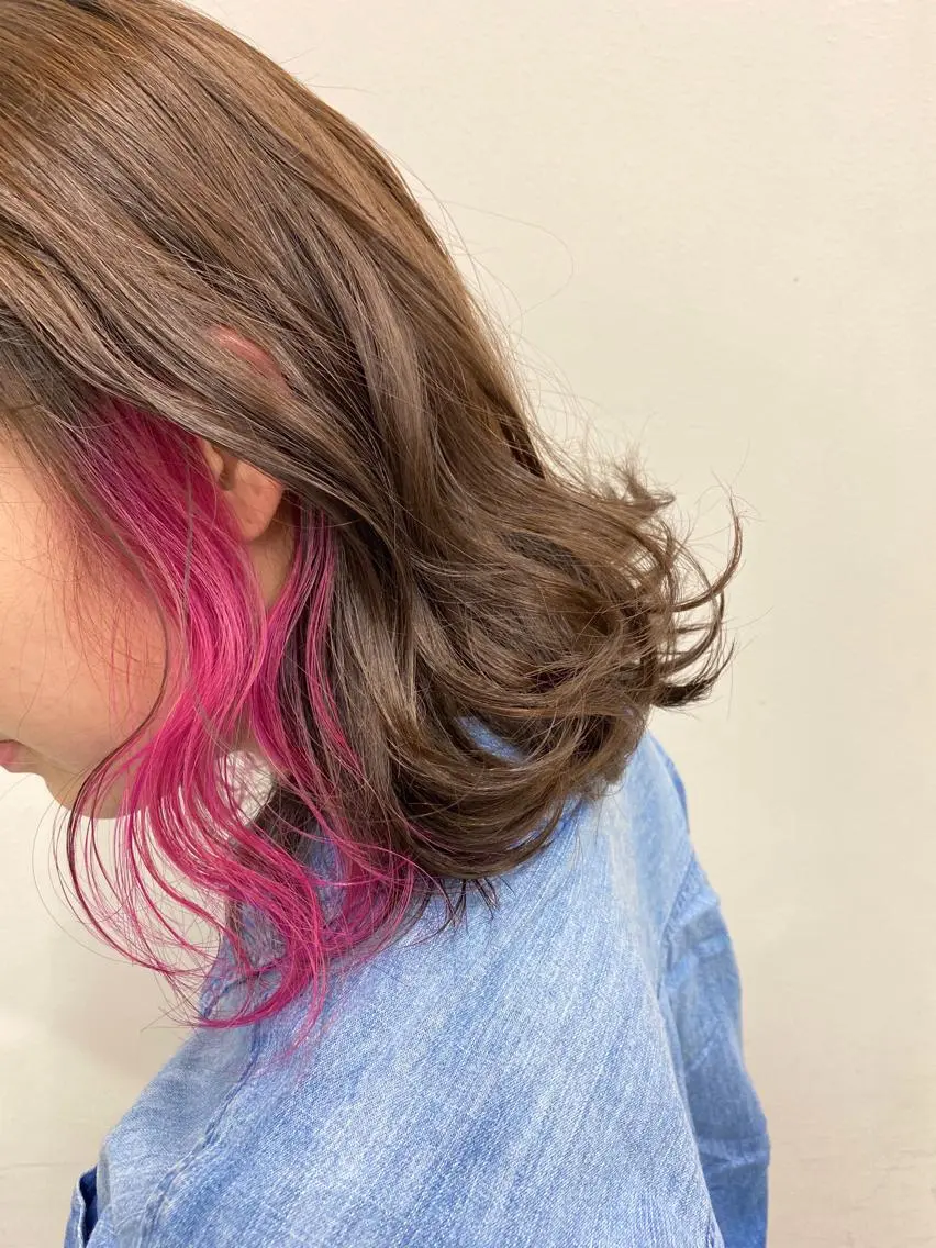 ミディアム カラー Unami MIHA☘️*゜のヘアスタイル