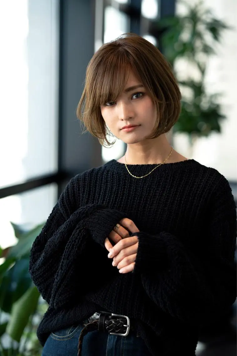 ショート カラー カット ヘアカラー トリートメント 🉐レイヤー/塩見 弘樹🉐渋谷のヘアスタイル
