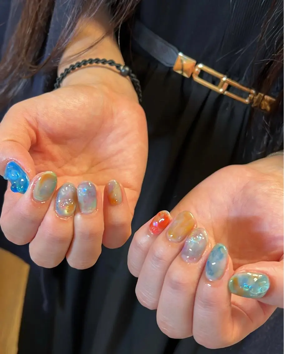 ネイル ハンドネイル フットネイル ハンドケア Miyagi Asamiのネイルデザイン