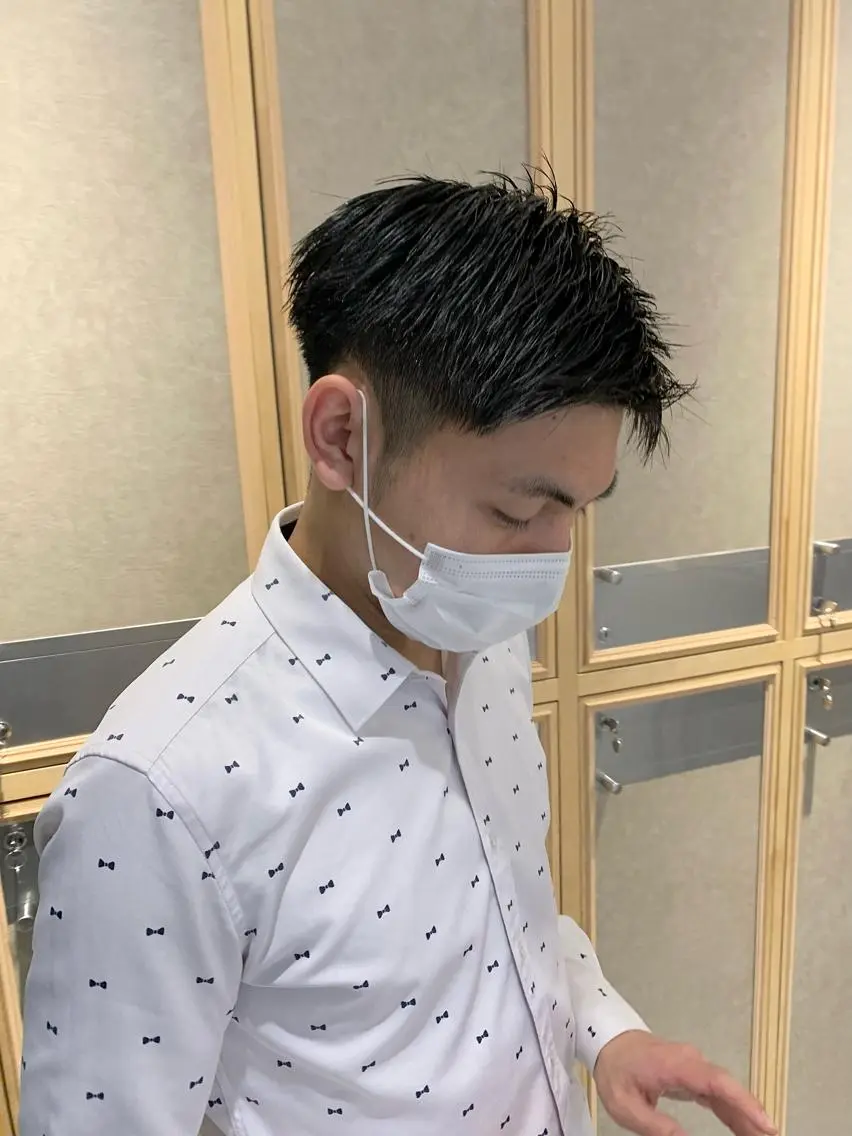 メンズ チバ タクミのヘアスタイル