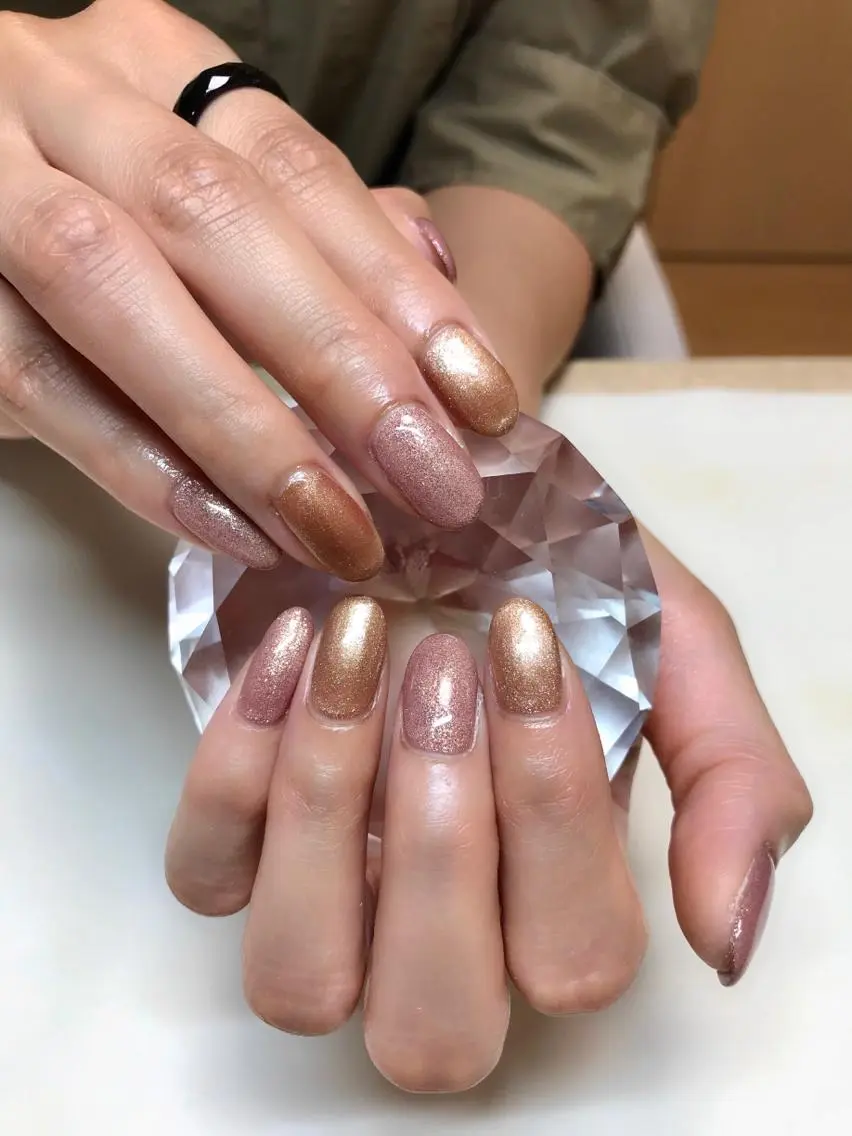 ネイル ラメ(グリッター) 'mm  (ミリ) ＭＡＮＡＭＩのネイルデザイン