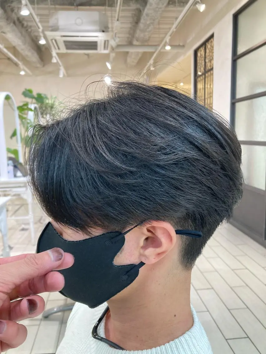 メンズ センターパート 可愛い顔周りカット お任せください✨中川のヘアスタイル