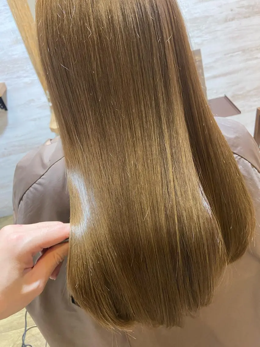 セミロング 髪質改善ヘアエステ Reve 福島店のヘアスタイル