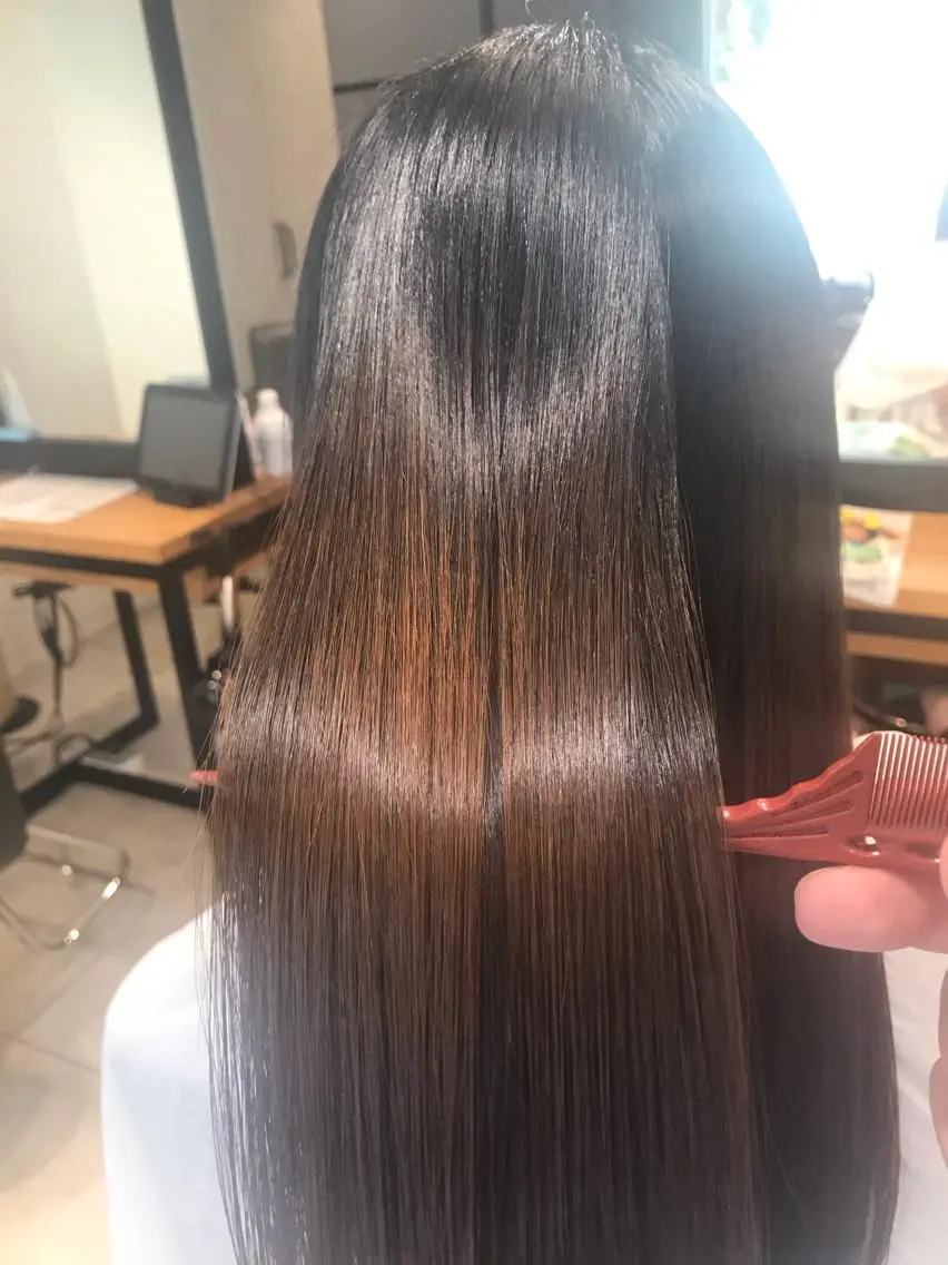 セミロング 最高峰美髪矯正No1 toshiのヘアスタイル