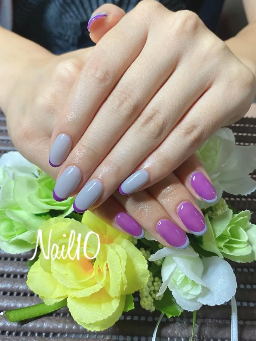 ネイル フレンチネイル ハンドネイル Nail10 Kakoのネイルデザイン