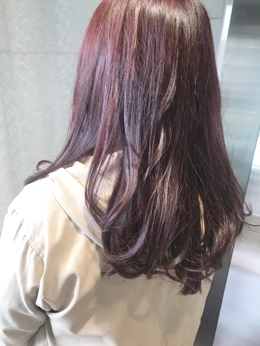 セミロング ヒラヤマ ユウスケのヘアスタイル