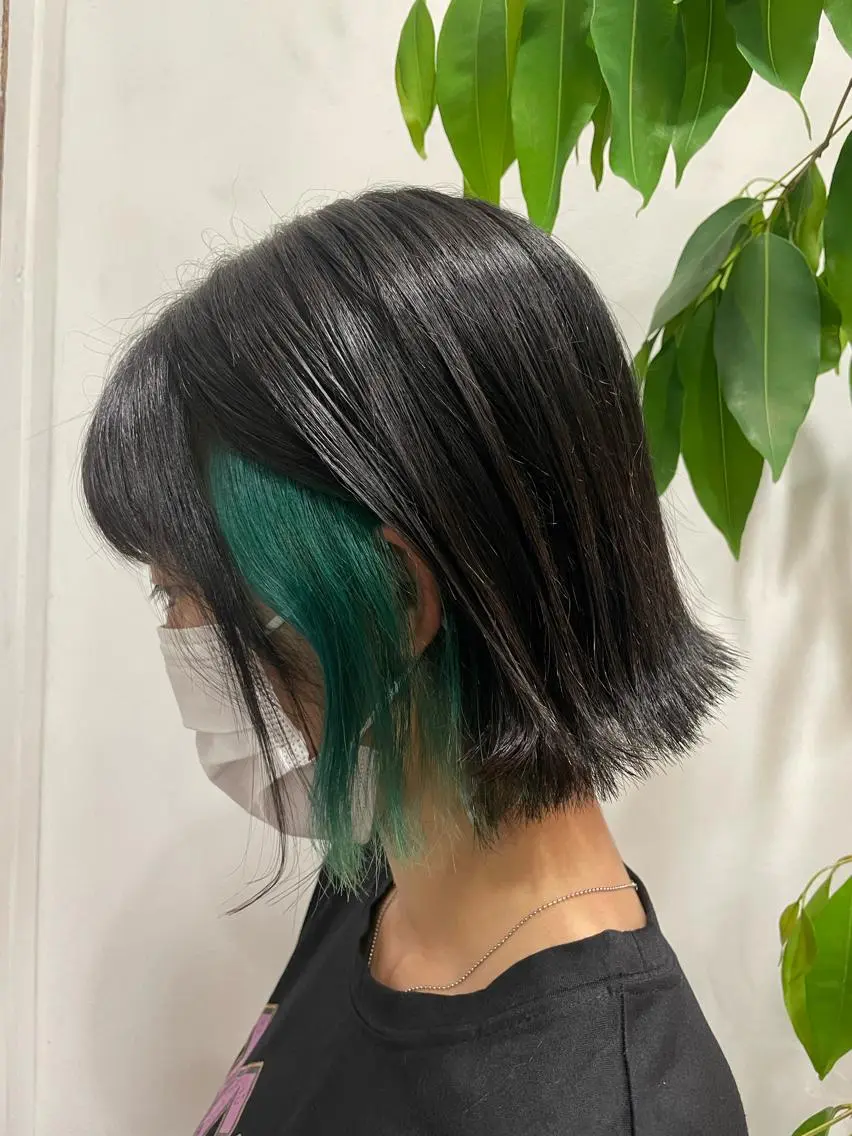 ショート カラー インナーカラー ヘアカラー トリートメント 🫧ハイトーン/ ブリーチ🫧白石航汰のヘアスタイル