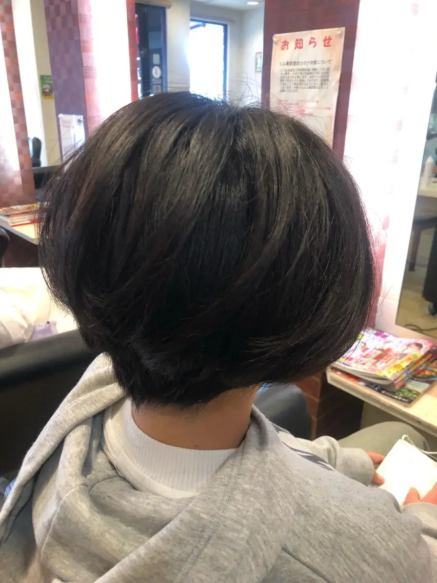 ショート ボブ 織田 英之のヘアスタイル