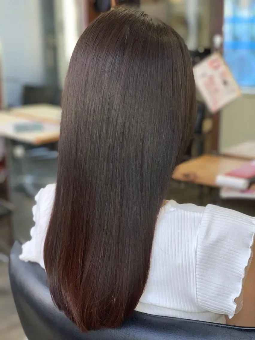 セミロング カット ヘアカラー パーマ 縮毛矯正 トリートメント ヘッドスパ 村田奈美 ✂️seta新宿のヘアスタイル