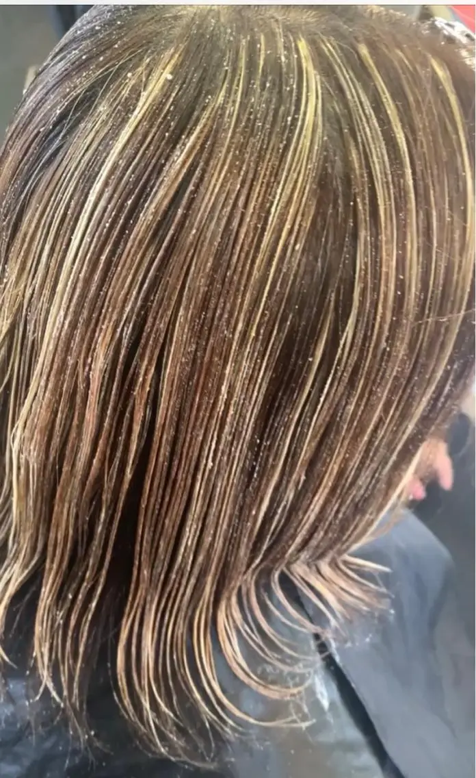 カラー ハイライトカラー 美容室 ドルチェのヘアスタイル