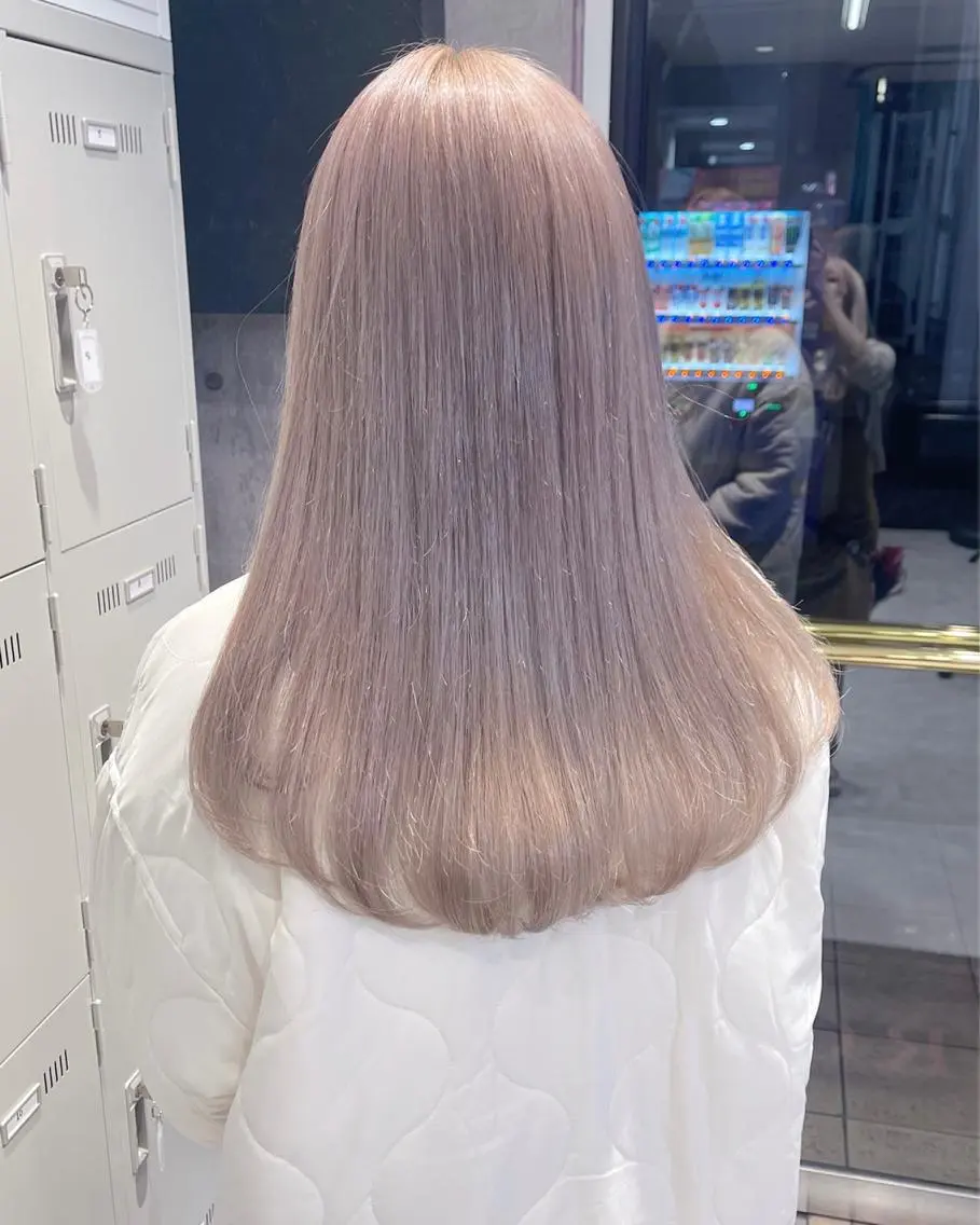 ロング カラー パーマ ヘアアレンジ メンズ キッズ ネイル マツエク・マツパ アイブロウ レイヤー/ダブル カラー/YURINAのヘアスタイル