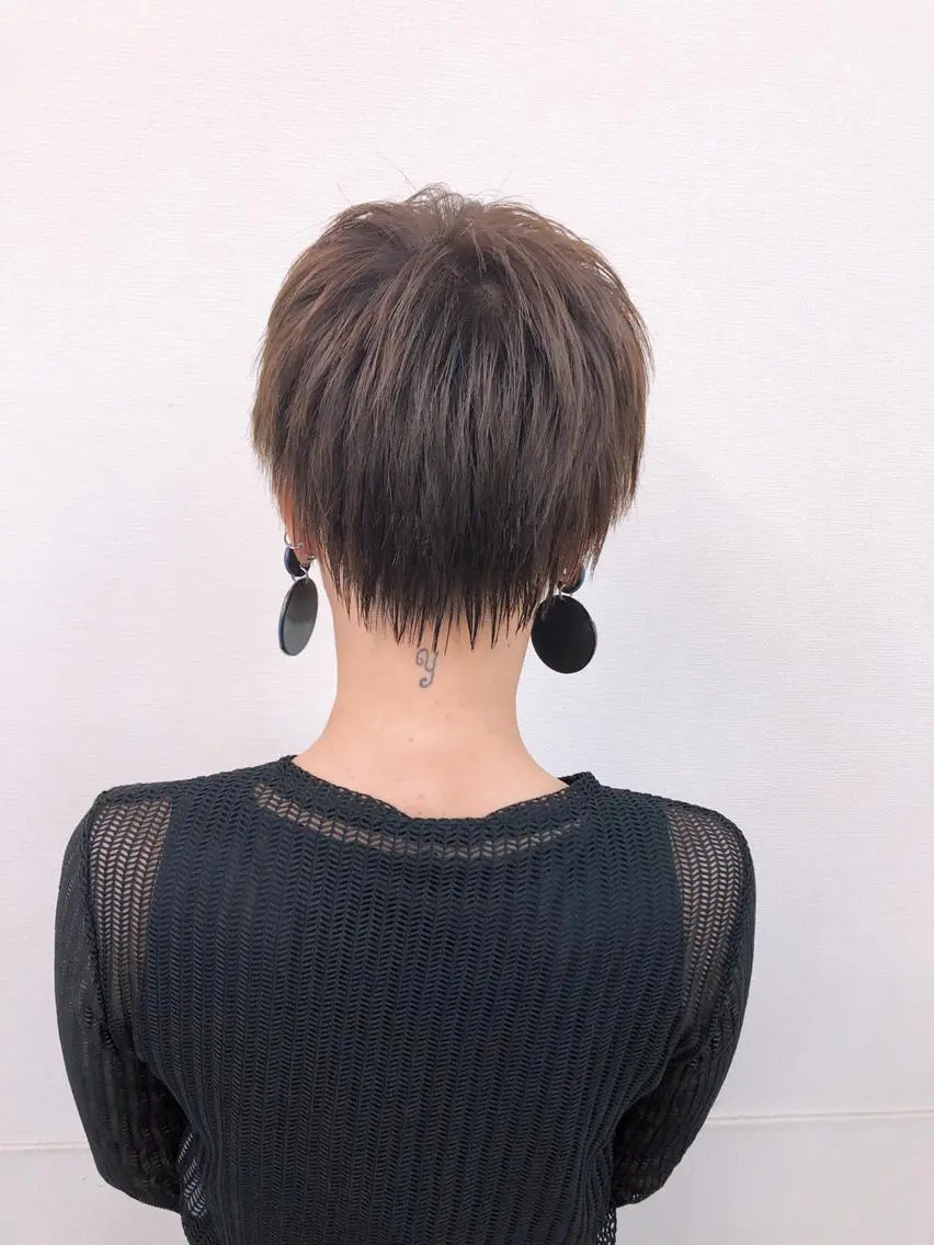ショート 刈り上げ IN∞hair/ インヘアー/下伊福店のヘアスタイル