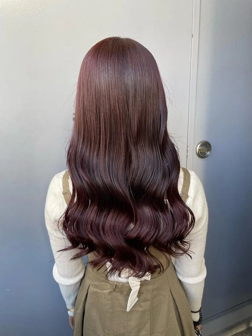 セミロング カラー 韓流トレンドヘア 🎀RINAKO🎀のヘアスタイル