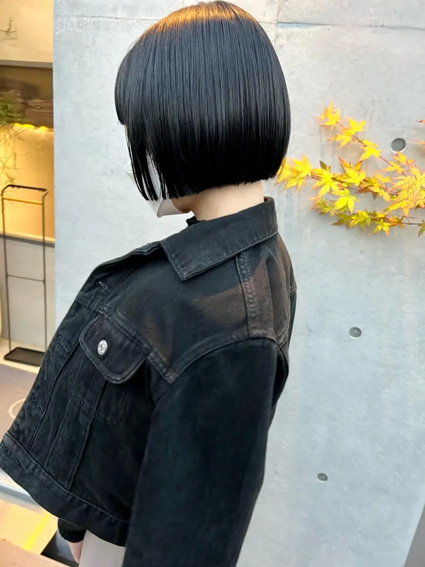 ショート カラー ボブ カット ヘアカラー sakoda shunkiのヘアスタイル