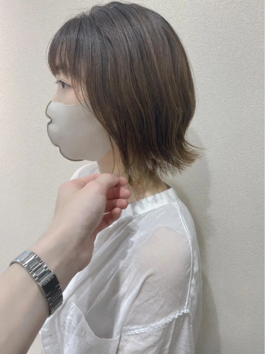 ショート カラー カット ヘアカラー トリートメント 🌿縮毛矯正/ 髪質改善🌿コバヤシのヘアスタイル