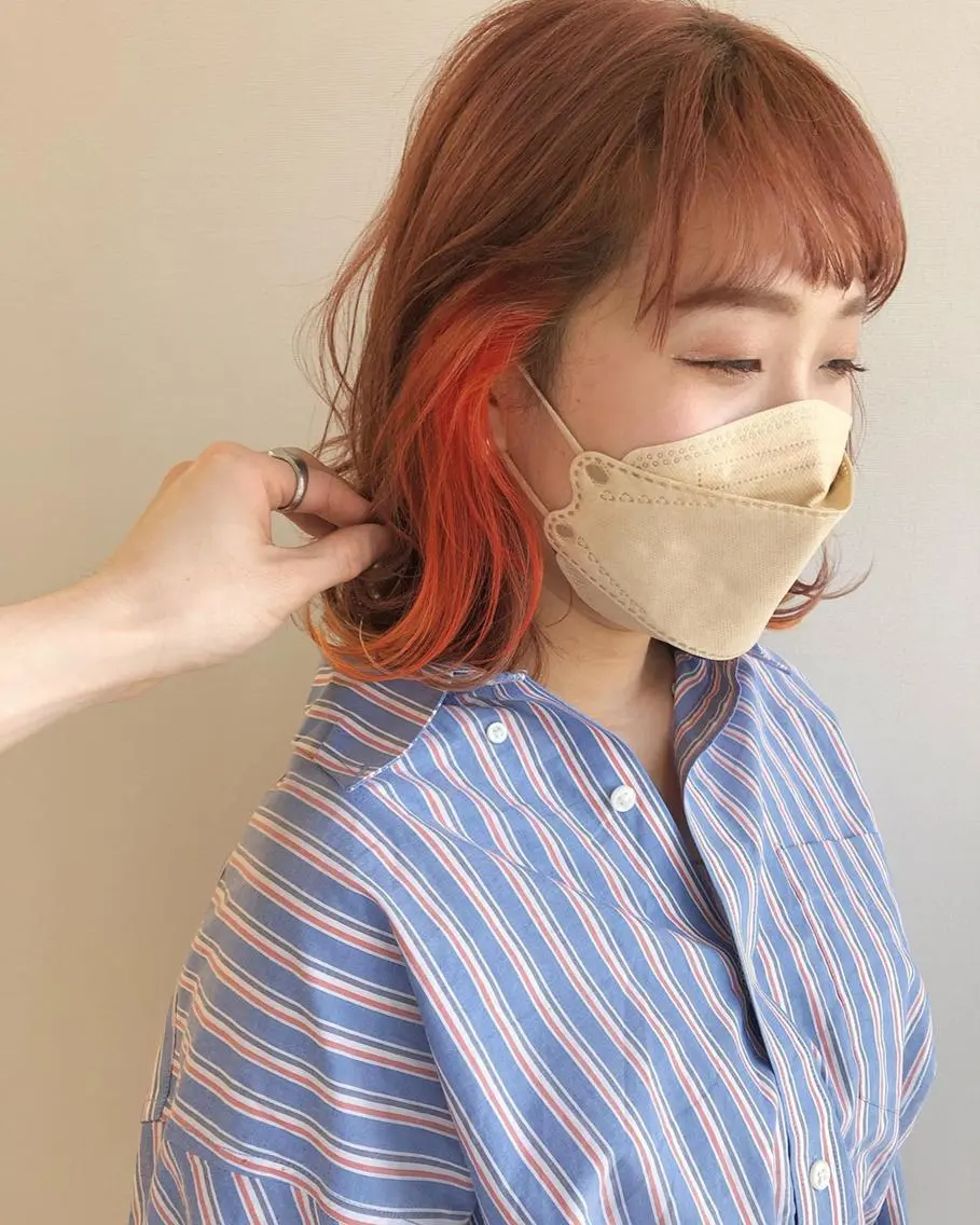 カラー アディクシーカラー アッシュ ブリーチ ダブルカラー グラデーションカラー 🌈ハイトーン/ ワタル🌈のヘアスタイル