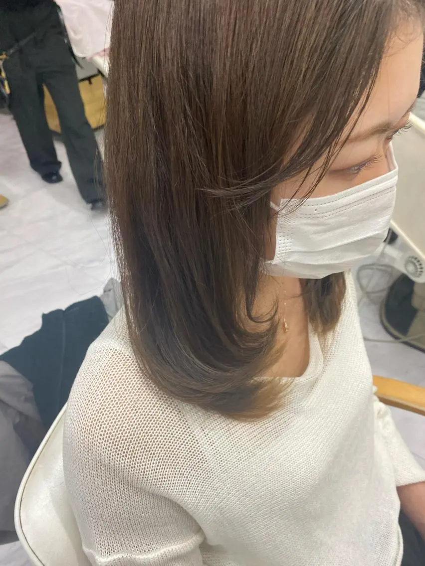 ロング レイヤーカット シャギー 目黒 碧人のヘアスタイル