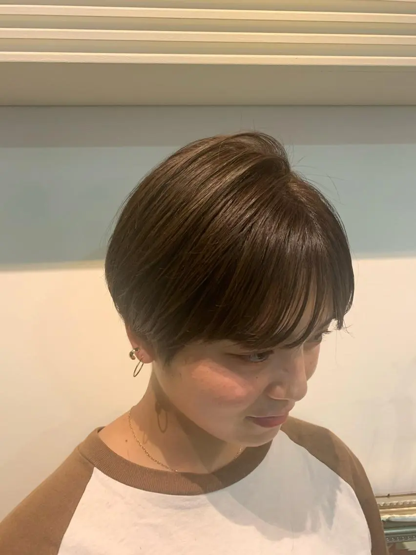 ショート ショートヘア 小顔カット ヘアカラー トリートメント ヘッドスパ ヘアセット 大宮/山口 竣也のヘアスタイル