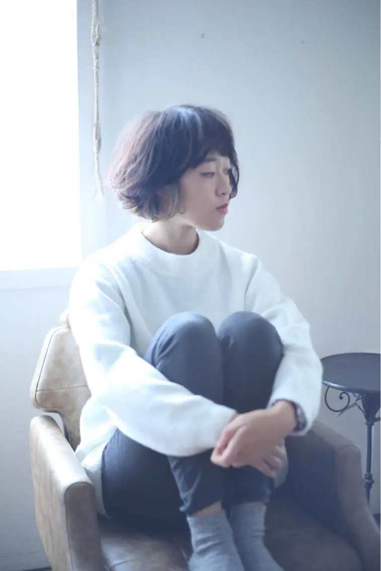 ショート ボブ 工藤 久美のヘアスタイル