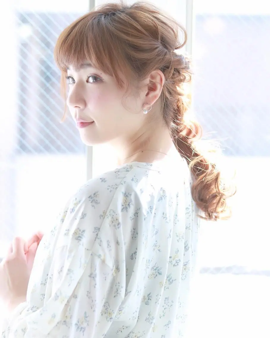 ロング ヘアアレンジ デート 柳澤 興輝のヘアスタイル