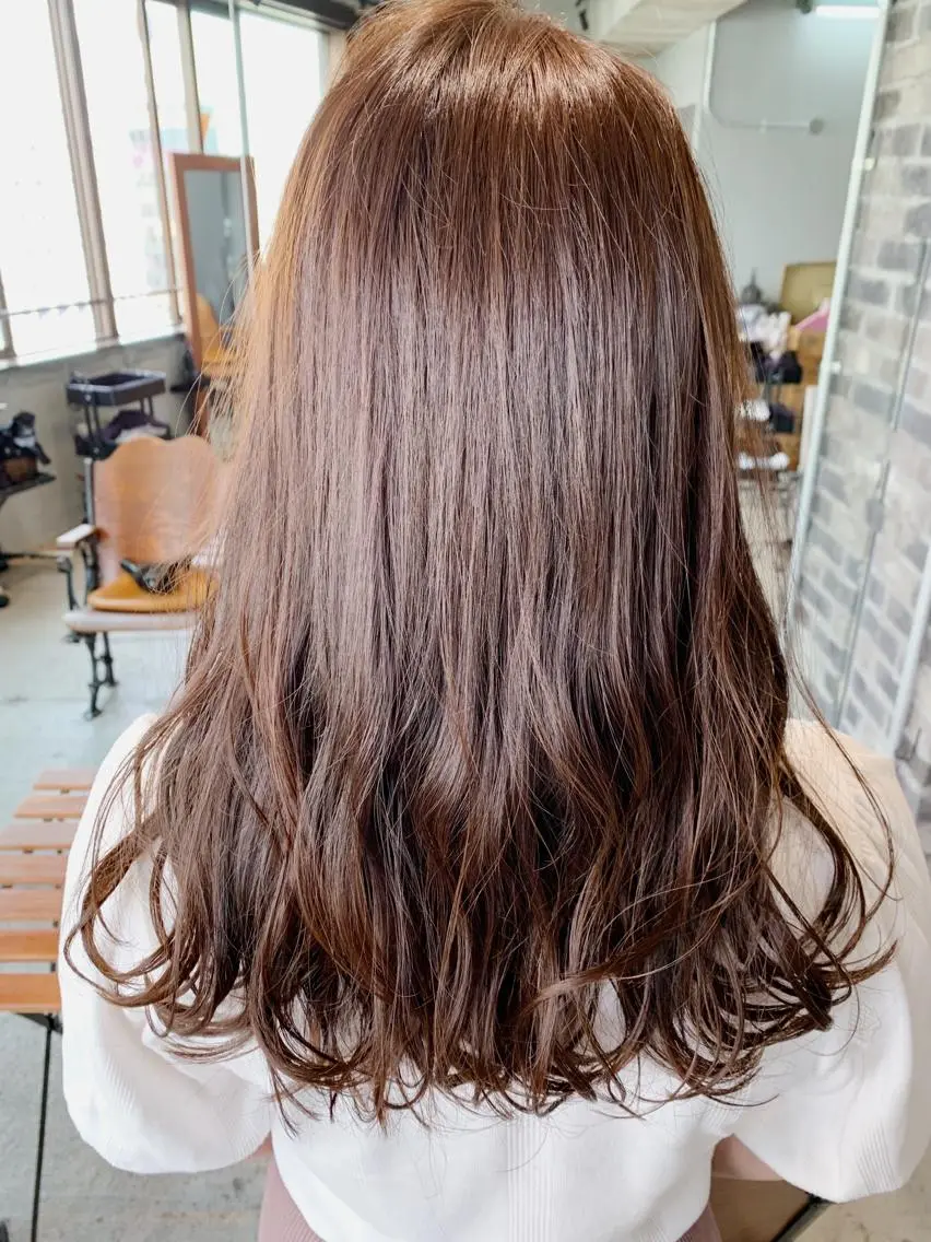 ロング カラー パーマ カット ヘアカラー トリートメント 代表 中島貴志のヘアスタイル