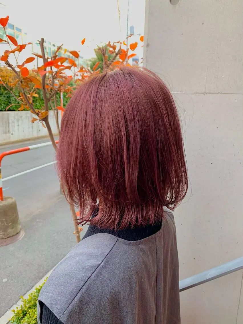 ミディアム ヘアカラー トリートメント 森山 佳小里/カラー /似合わせカットのヘアスタイル