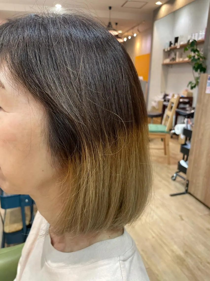 ショート カラー ブリーチ 髪質改善/Bloss om🌷高橋沙衣のヘアスタイル