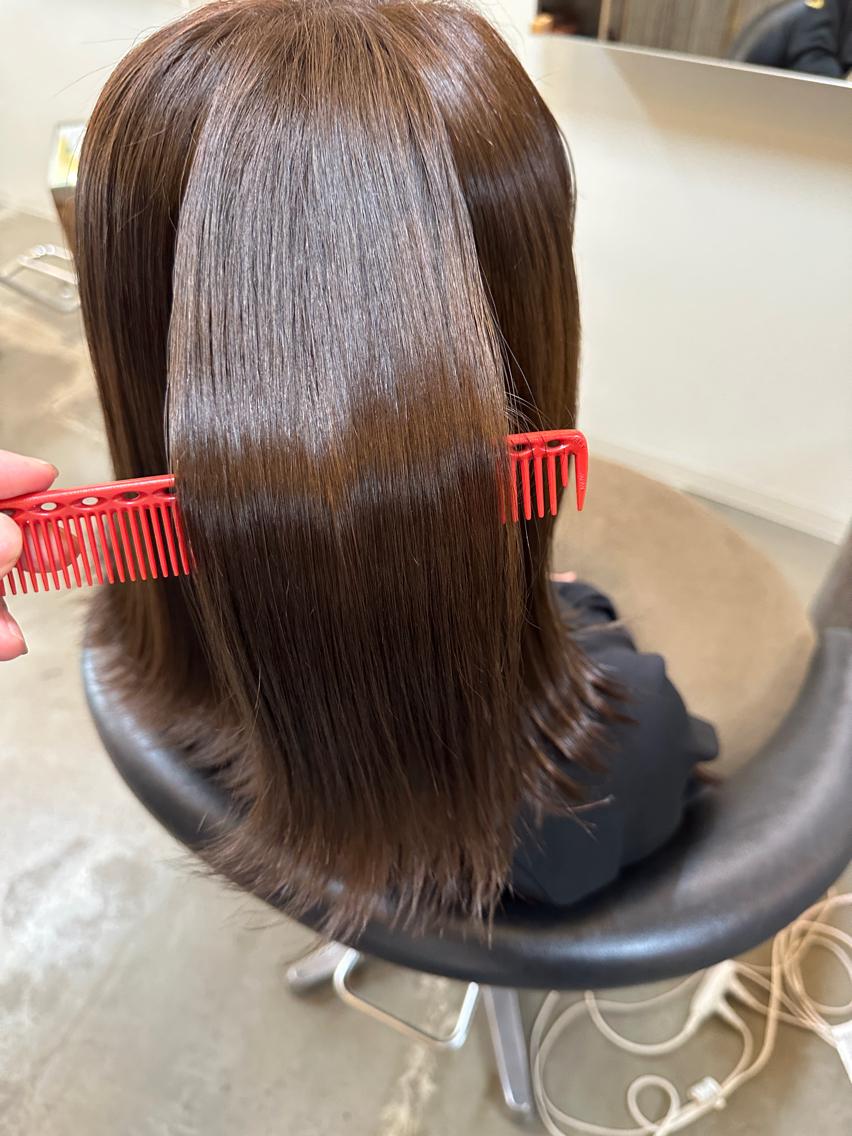 ミディアム カット ヘアカラー 似合わせが得意 村松慧汰のヘアスタイル