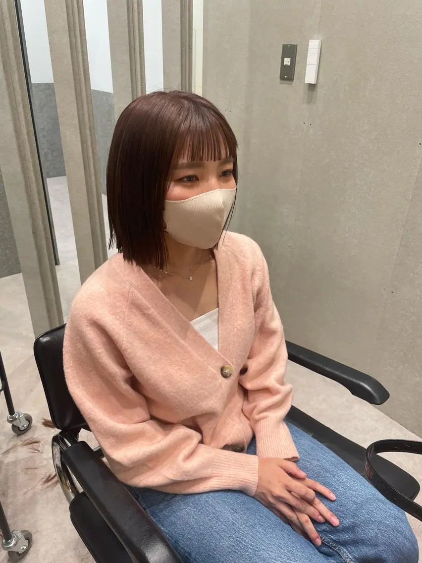 ミディアム minatsu 東京の技術を京都でのヘアスタイル