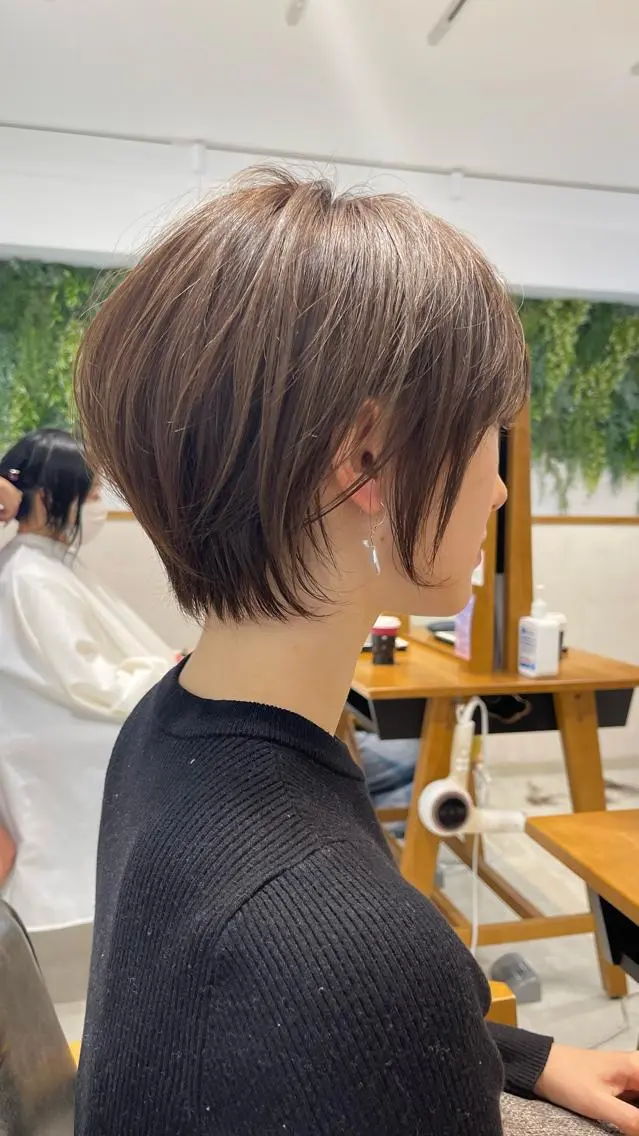 ショート カット ヘアカラー トリートメント 艶髪ショートの匠✂️ 錦糸町佐藤店長のヘアスタイル