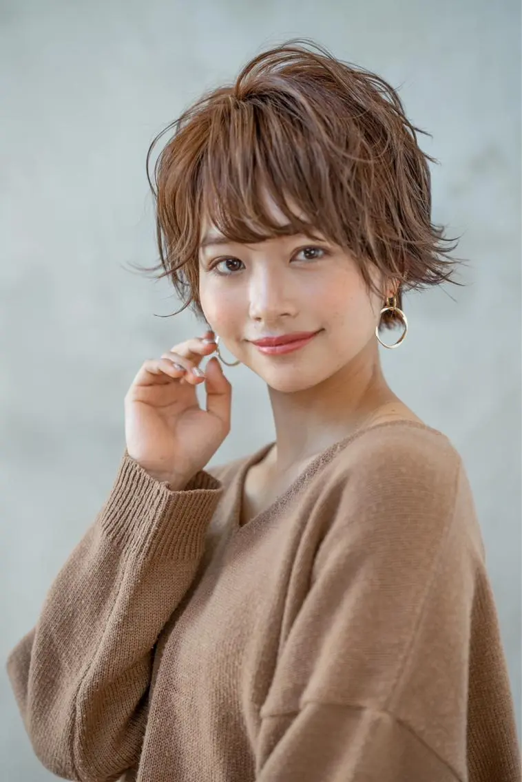 ショート カラー ヘアカラー トリートメント 🉐レイヤー/塩見 弘樹🉐渋谷のヘアスタイル