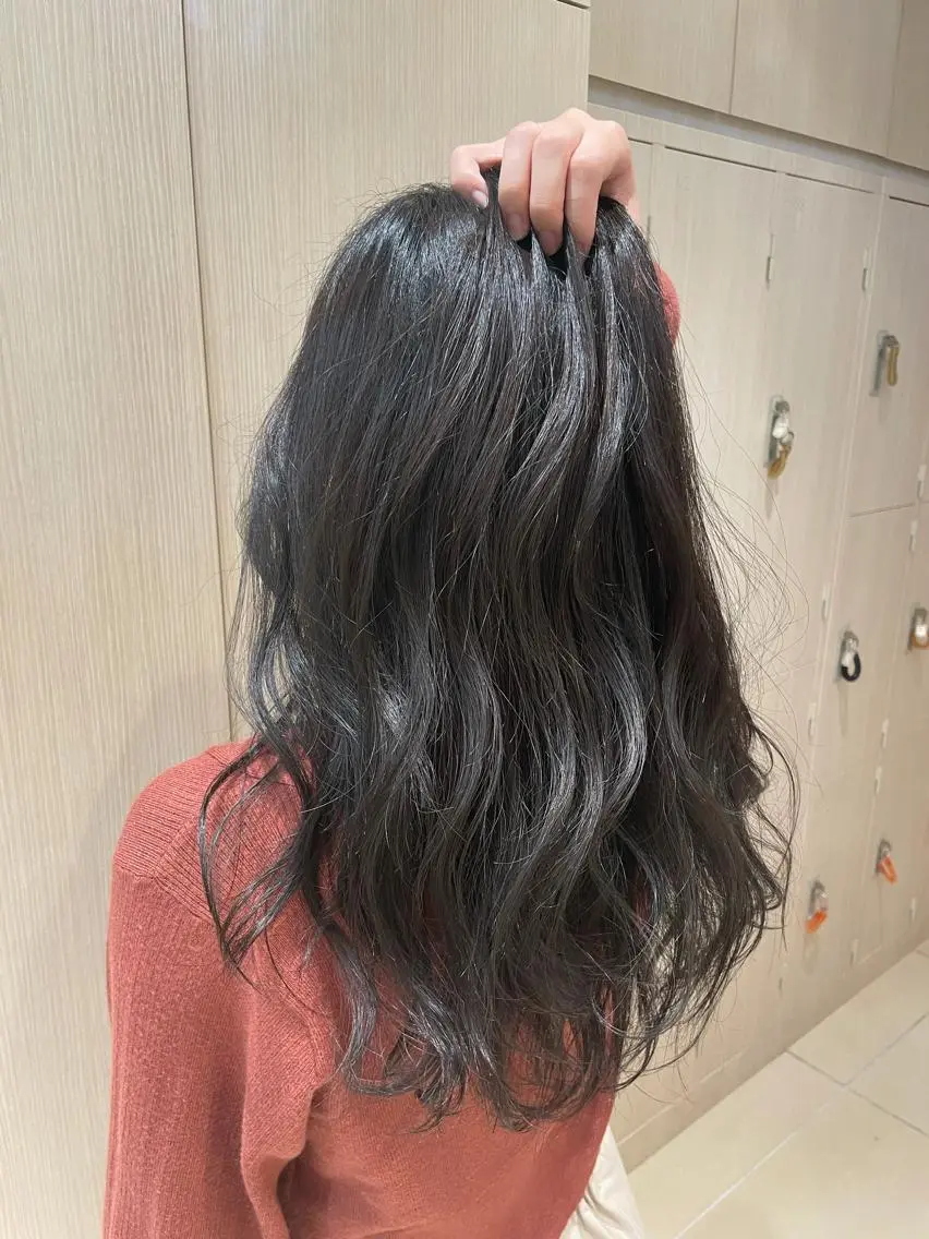 ロング カラー ヘアアレンジ 韓国ヘアメイク🎀/ 縮毛矯正✨山本媛香のヘアスタイル