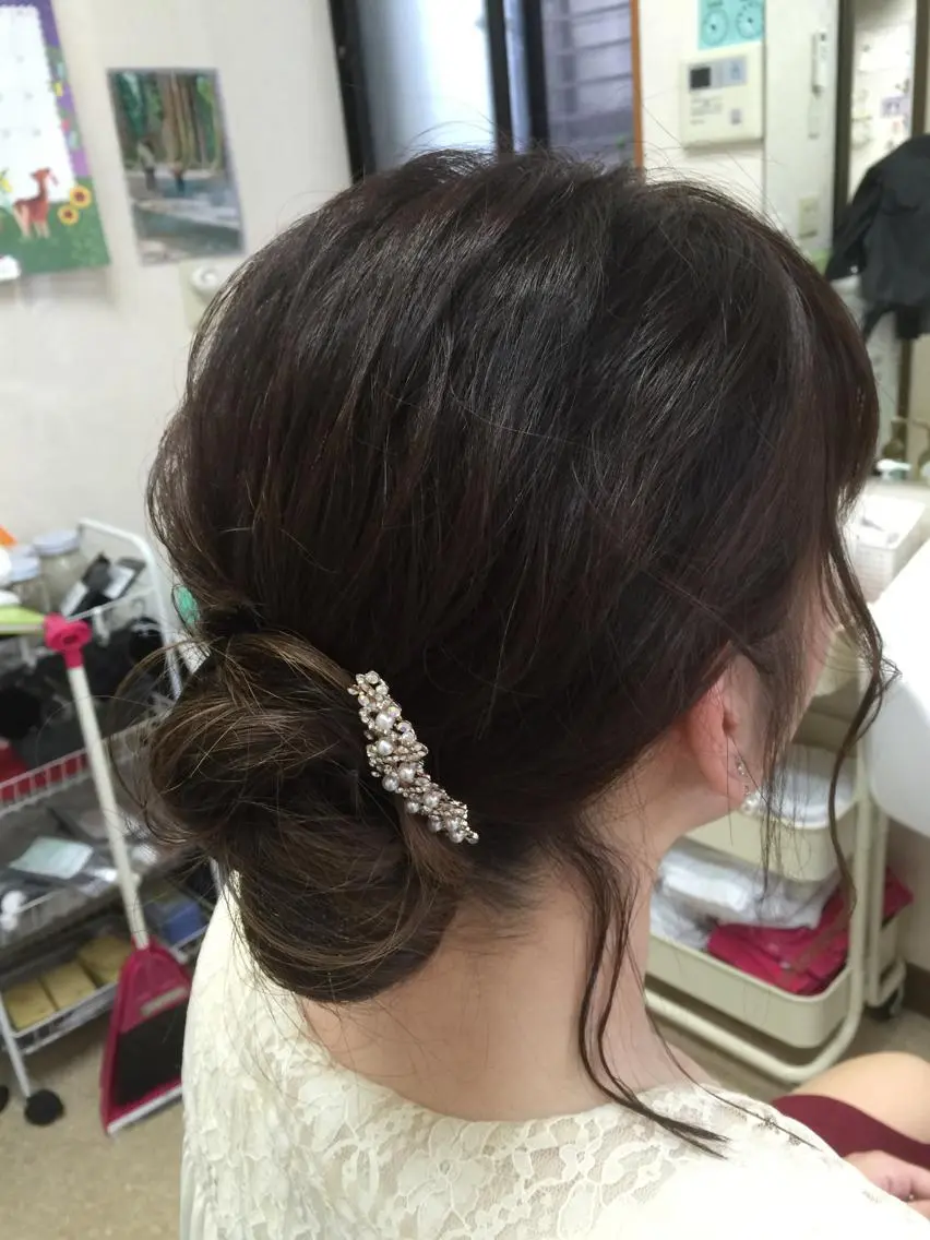 セミロング 石塚 浩のヘアスタイル