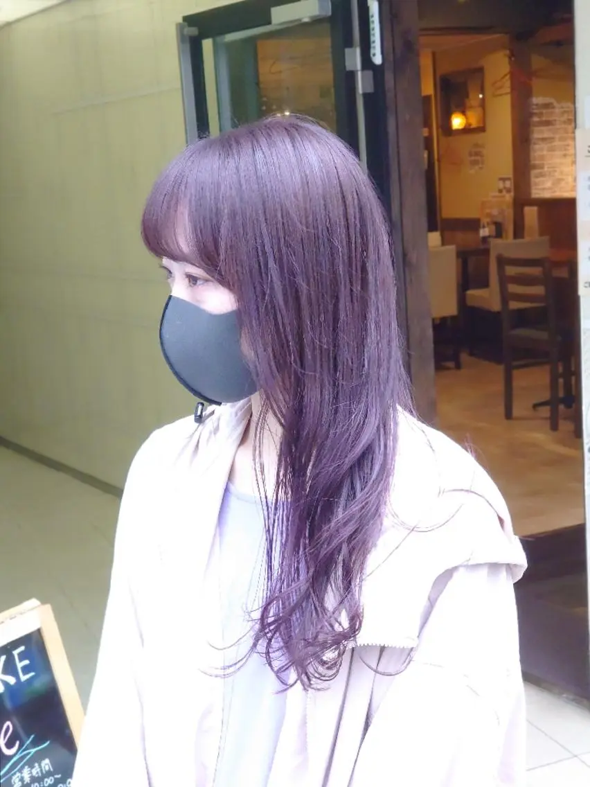 ロング カラー カット ヘアカラー トリートメント ☆ shotaのヘアスタイル