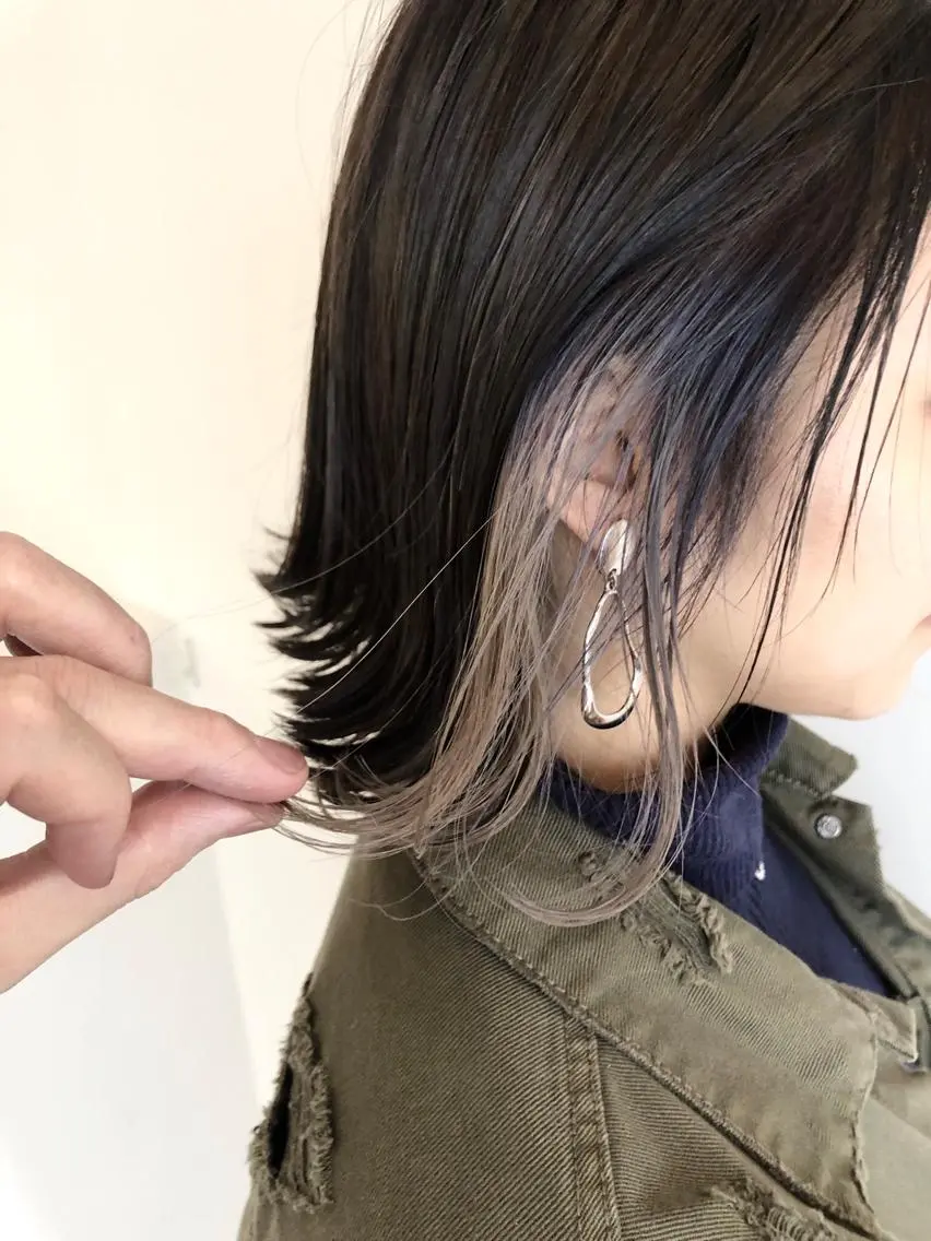 ショート カラー インナーカラー 松田 光雄のヘアスタイル