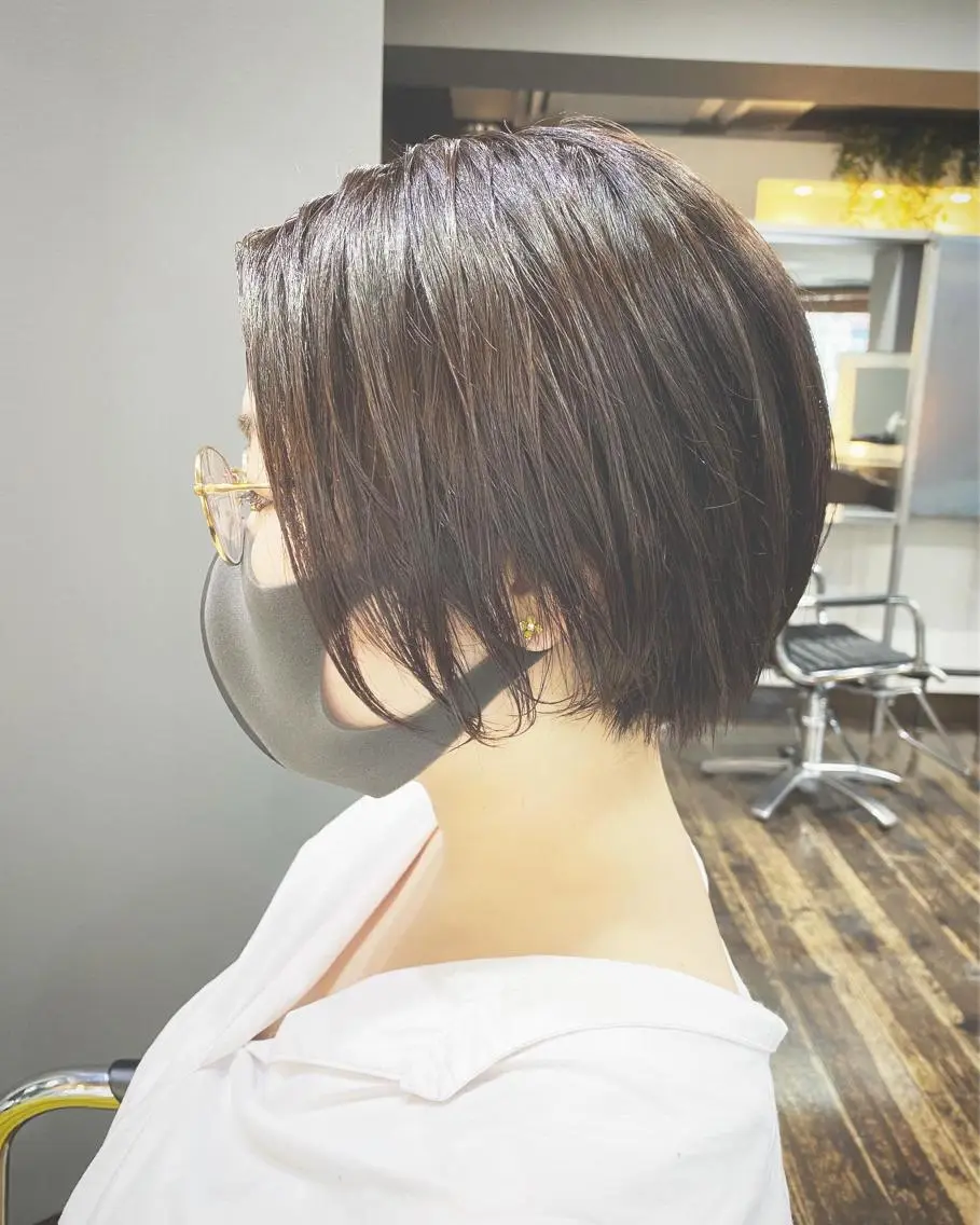 ショート カラー ヘアアレンジ ショートボブ ボブ ショートヘア ヘアカラー トリートメント ヘッドスパ ✨前田 優・2拠点✨ ✨恵比寿・札幌店✨のヘアスタイル