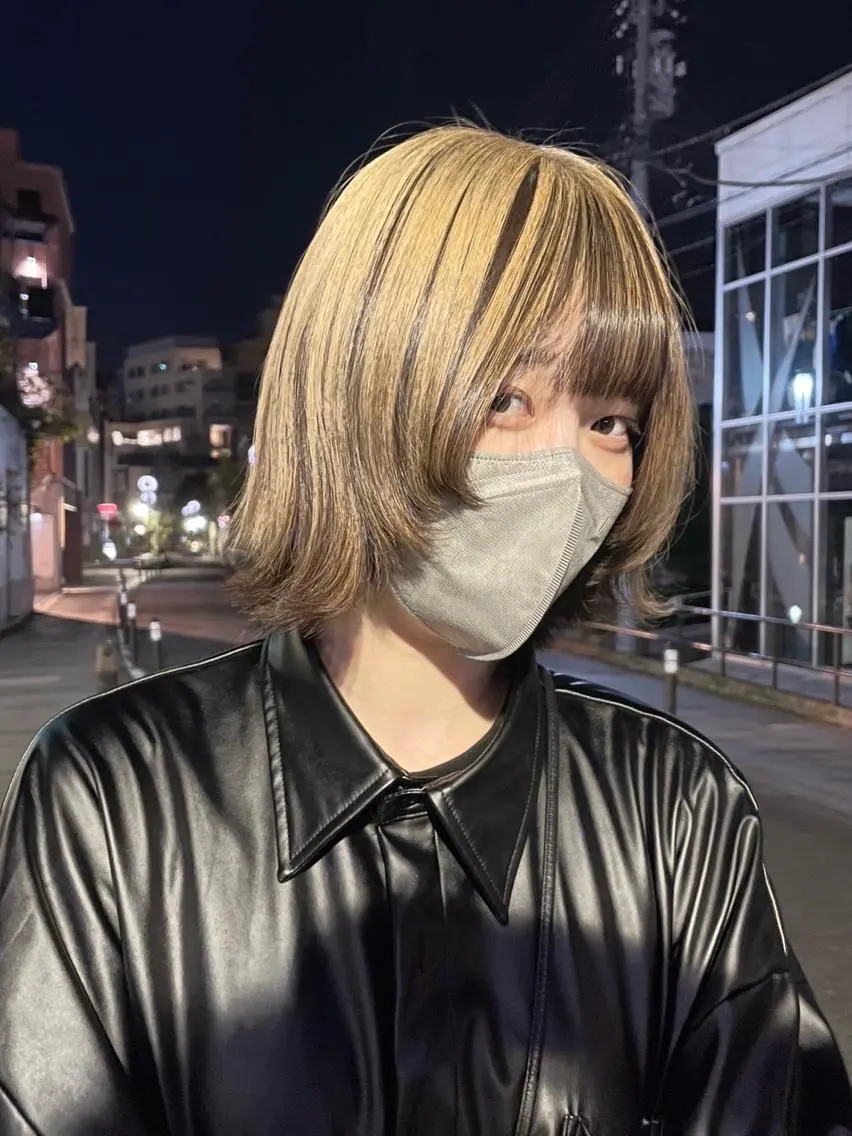 ショート カラー ヘアアレンジ デザインカラー インナーカラー カット ヘアカラー トリートメント ヘッドスパ ヘアセット 柔らかカラー/ 縮毛矯正YUTO🧋のヘアスタイル