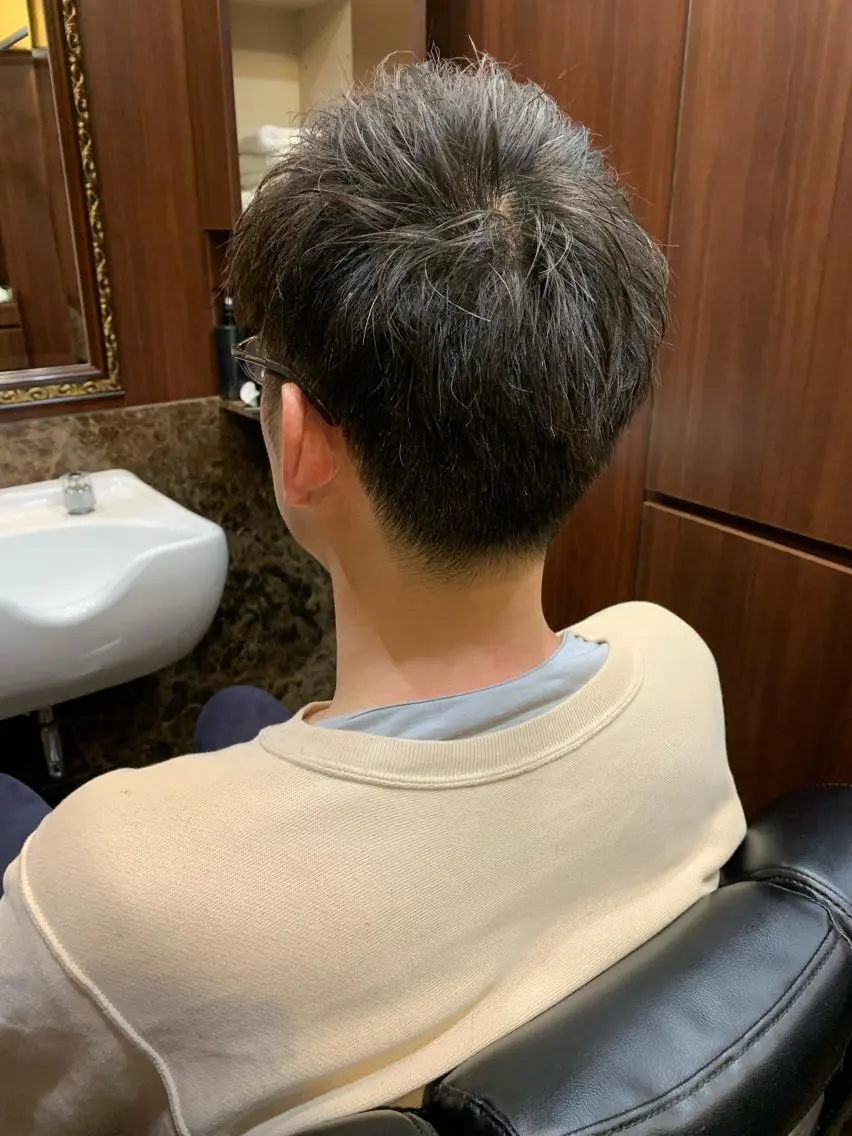 ショート メンズ 羽木 隆徒のヘアスタイル