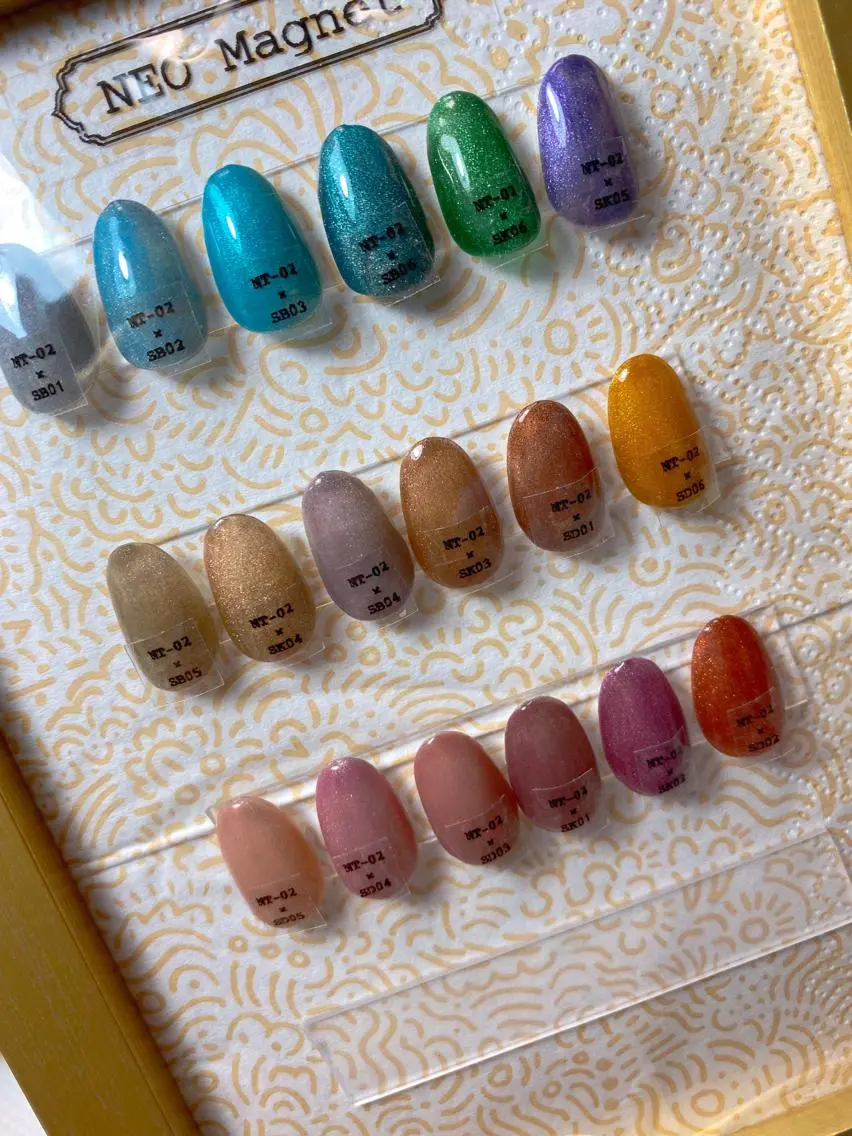 ネイル マグネットネイル ハンドネイル ハンドケア 🌿Charme🌿 MAIのネイルデザイン