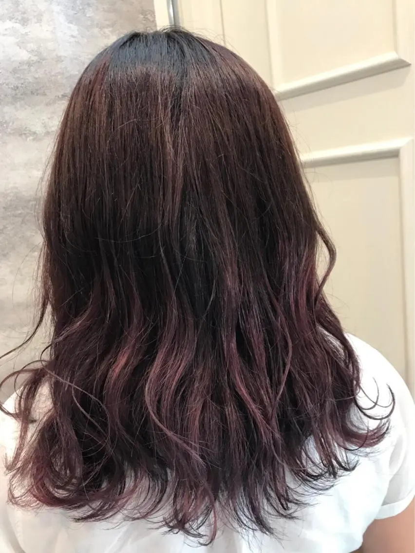 ミディアム カラー ベージュカラー グラデーションカラー Blanco Color&Careのヘアスタイル