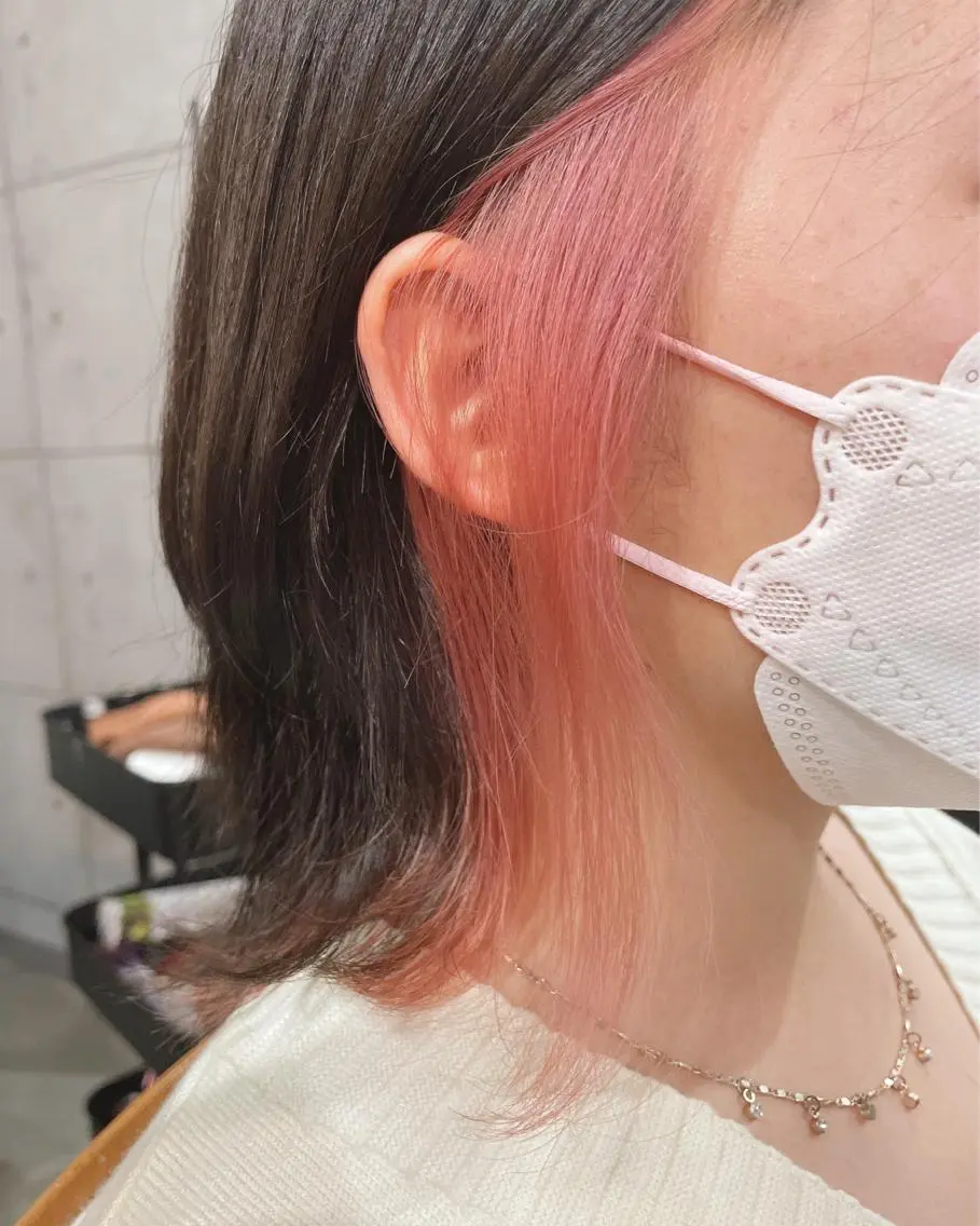ミディアム ヘアカラー トリートメント ヘアセット 髪質改善色素改善特化 keiのヘアスタイル