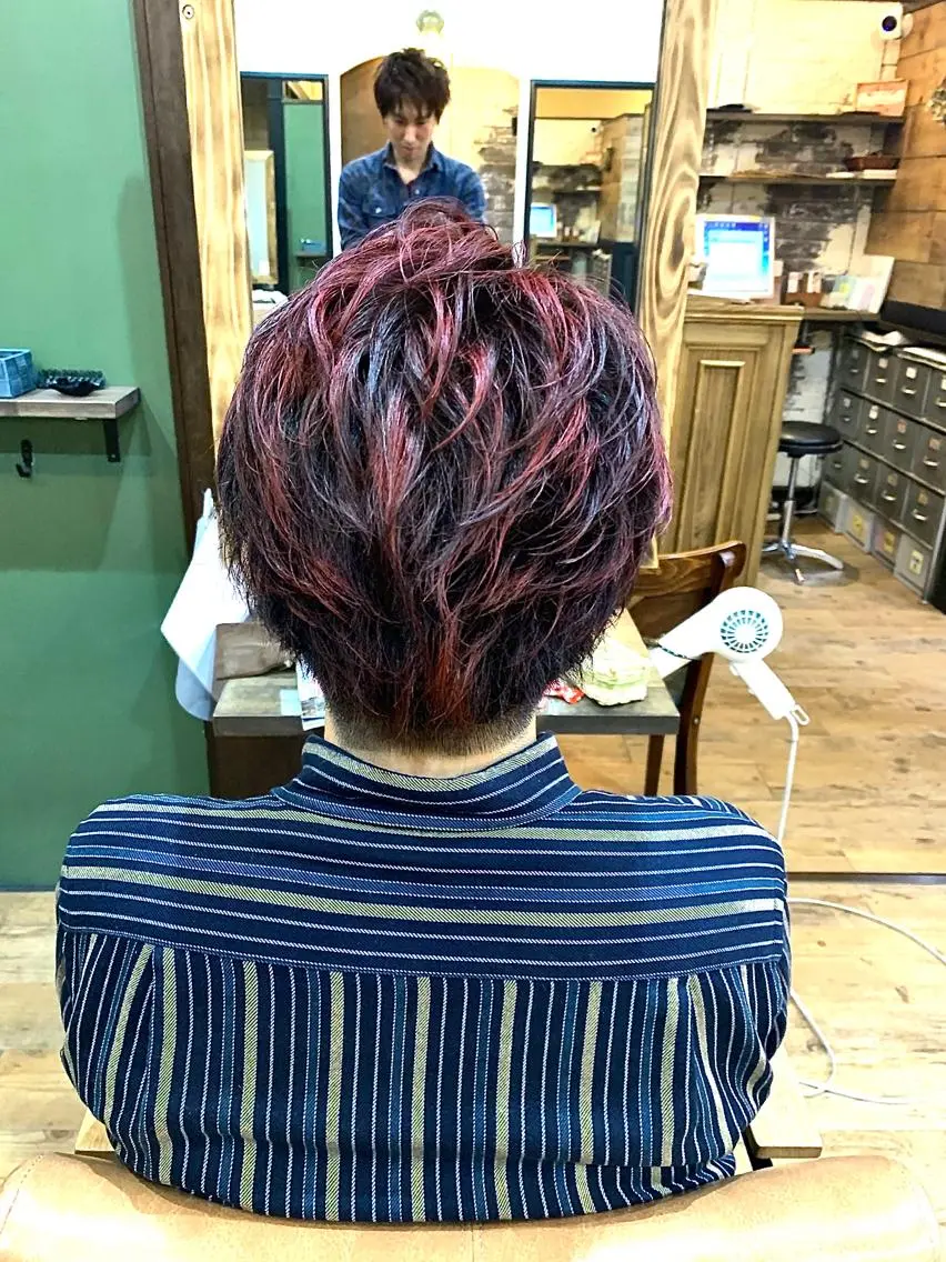メンズ カット ヘアカラー SHIAN立川　及川 17時〜限定のヘアスタイル
