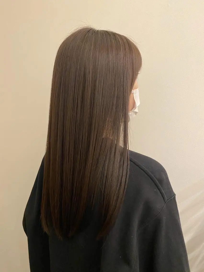 ロング カラー ヘアカラー トリートメント 入江 允のヘアスタイル