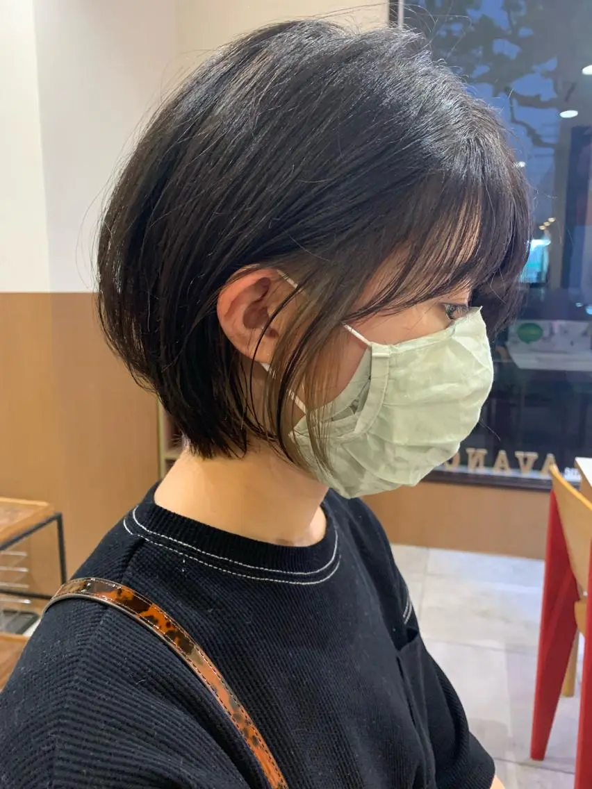 ショート ショートボブ ボブ ショートヘア mako🌷ミニモ 限定クーポン多数🆕のヘアスタイル