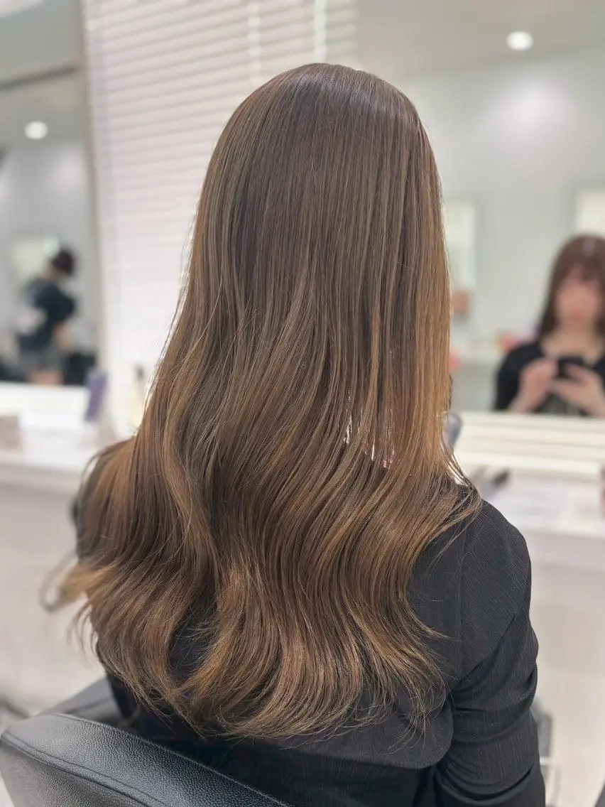カラー うる艶かわいい🫧 夏の透明感🍨のヘアスタイル