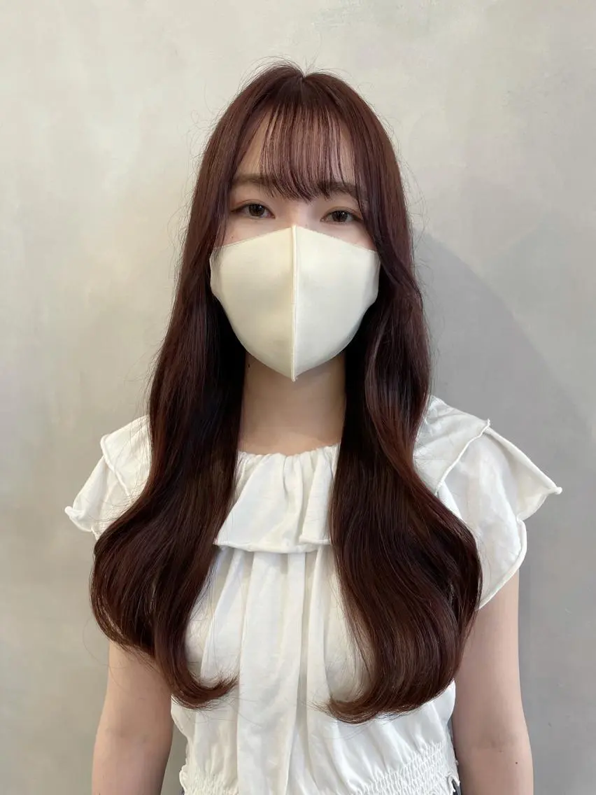 ロング ロングレイヤー 韓国風ヘア レイヤーカット ロング ❤︎︎韓国ヘア❤︎︎ 𝑺𝒉𝒊𝒉𝒐のヘアスタイル