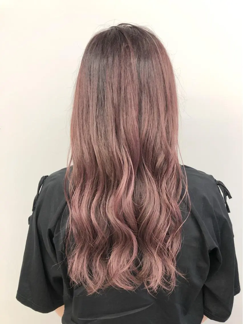 ロング カラー ピンクカラー 代表 YUKI ☆のヘアスタイル