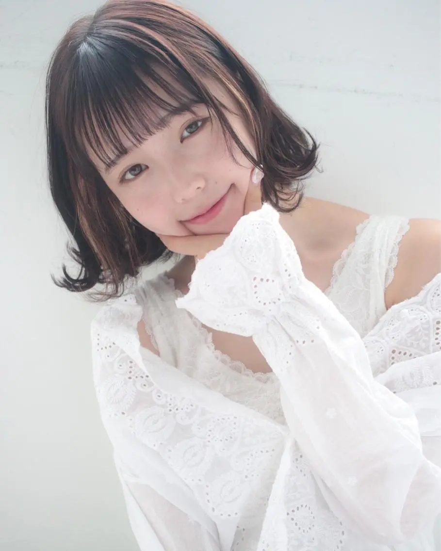 ショート カラー 💘トレンドスタイル 💘透明感ヘアのヘアスタイル